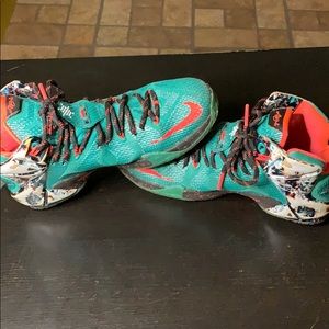 Lebron 12 Xmas “Akron birch”